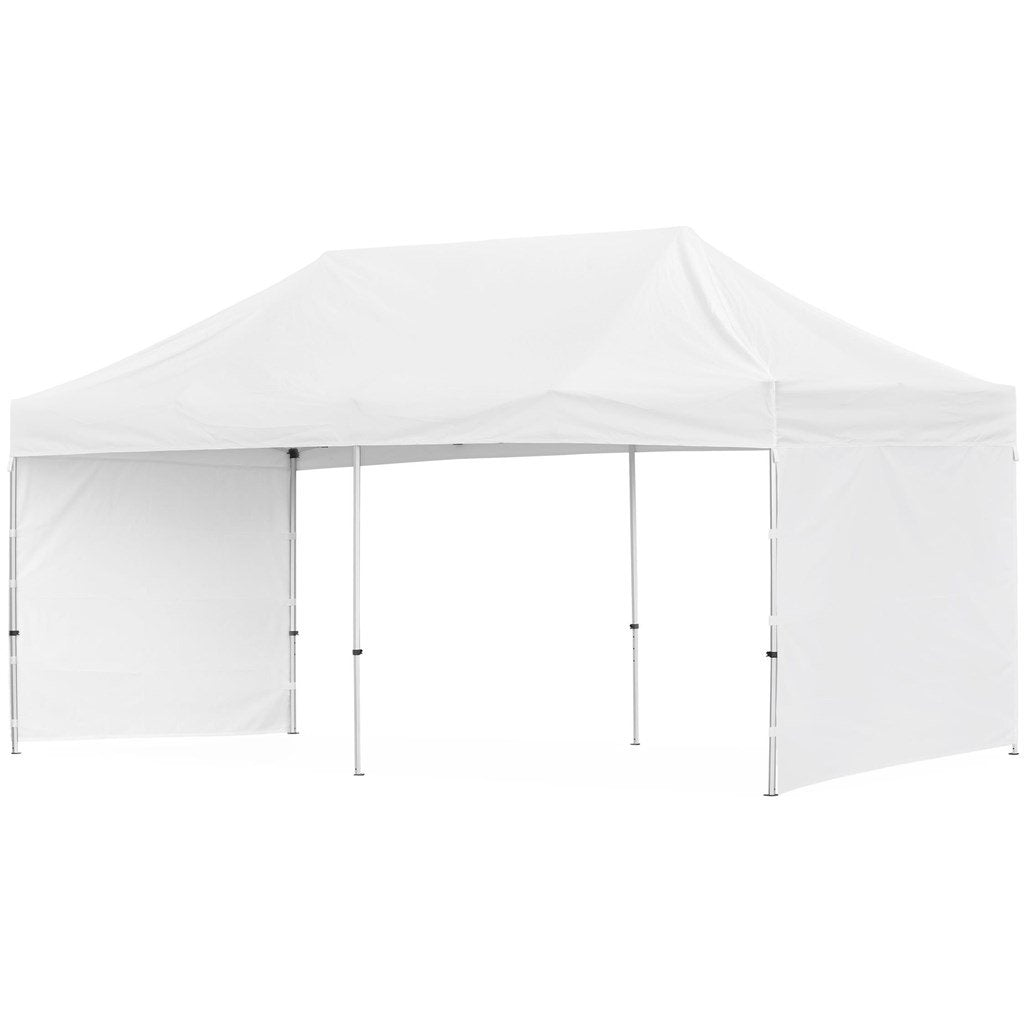 Gazebo sublimé Ovation 6 m x 3 m - 2 parois courtes