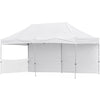 Gazebo sublimé Ovation 6 m x 3 m - 1 demi-mur court - 1 mur long