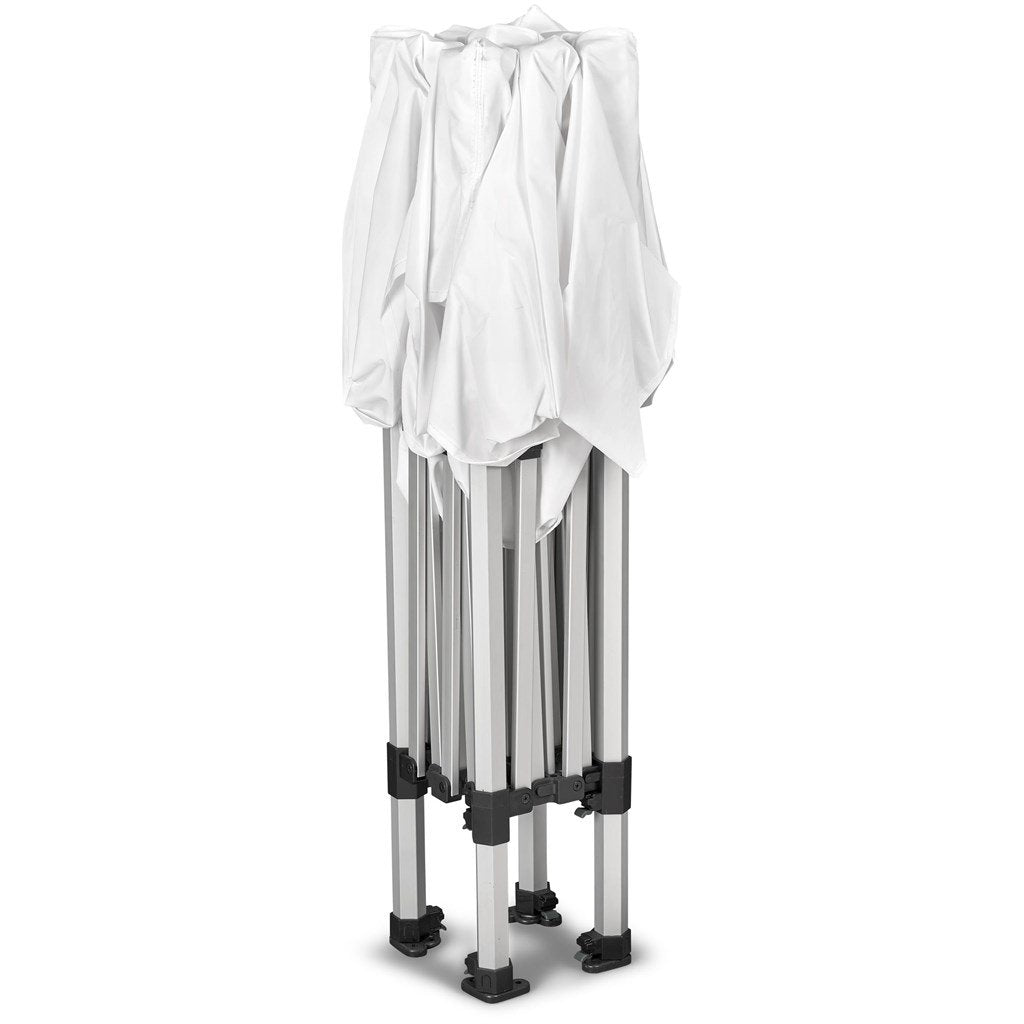 Tonnelle Ovation sublimée 2 m x 2 m, petit cadre, 1 paroi complète