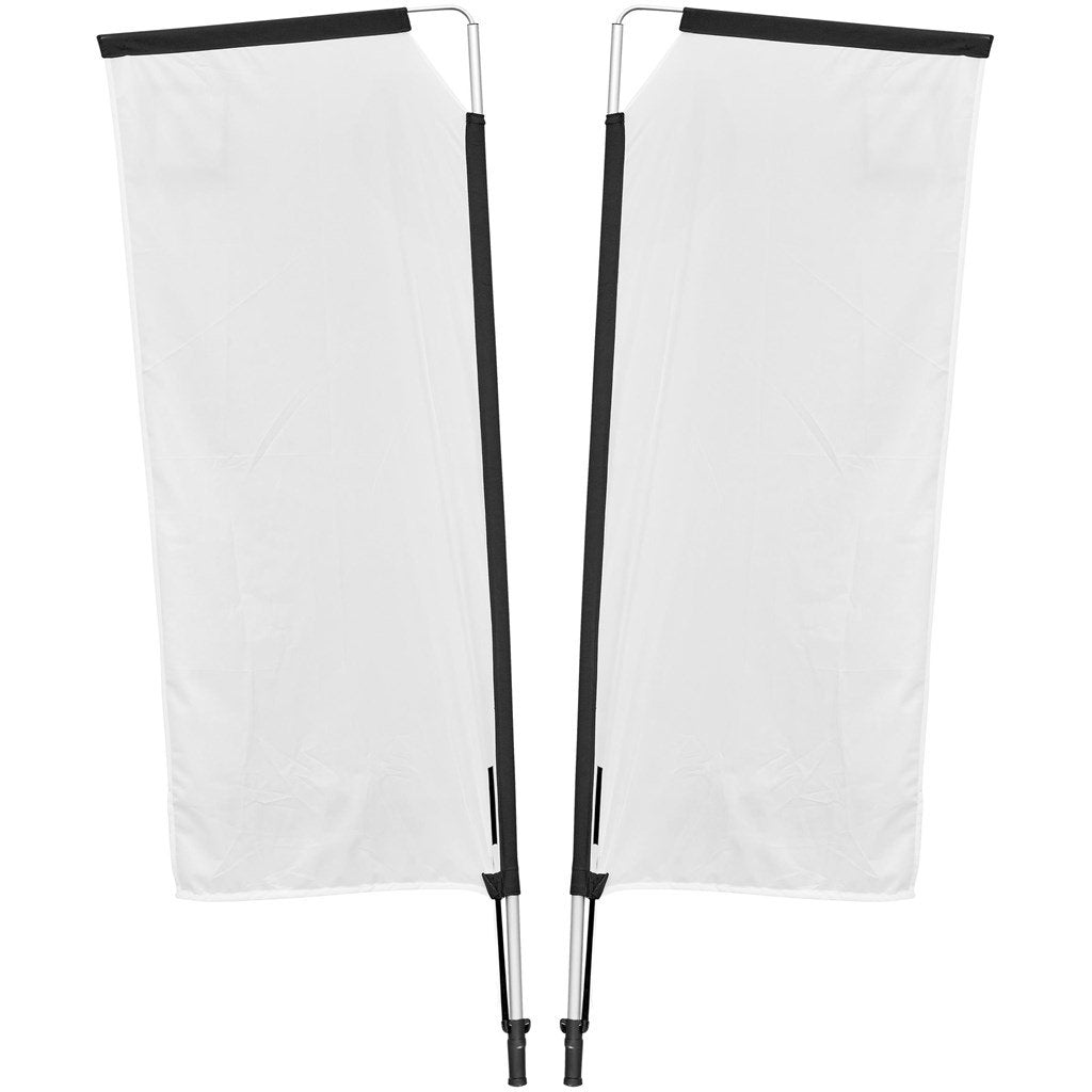 Banner Telescópico Sublimado Dupla Face Legend 2M - 1 unidade completa