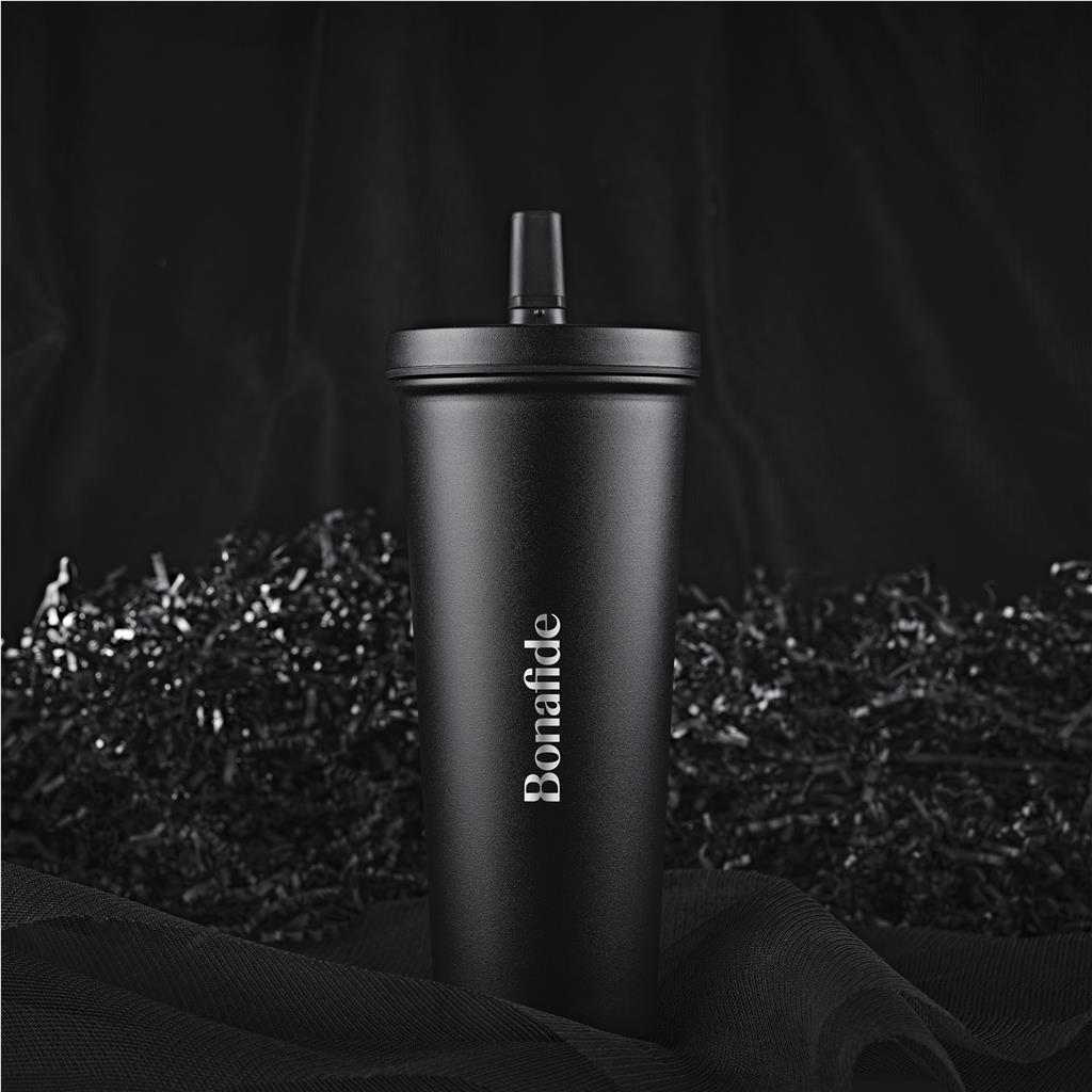 Copo térmico em aço inoxidável Alex Varga Empire com pega para beber - 750 ml