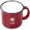 Caneca de café em cerâmica Serendipio Marshall - 400ml - Vermelha