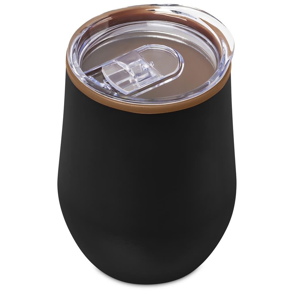 Copo Serendipio Ovolo em Aço Inoxidável e Plástico com Parede Dupla – 350ml