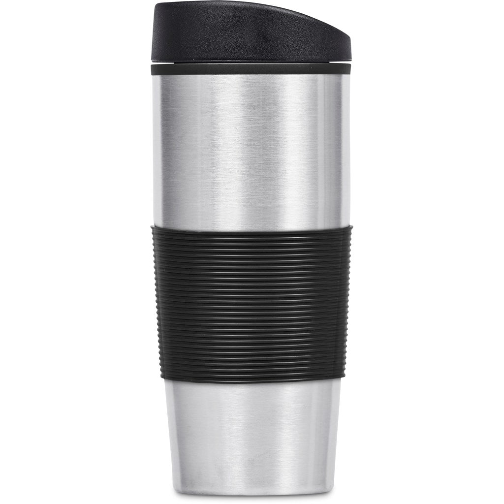 Copo de parede dupla em aço inoxidável e plástico Ridge - 450ml