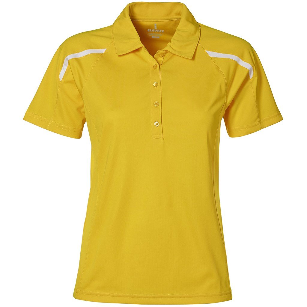 Polo de golf Nyos pour femme - Jaune