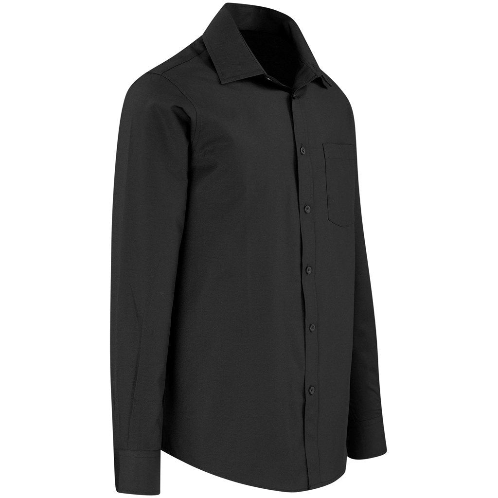 Chemise à manches longues en sycomore pour homme