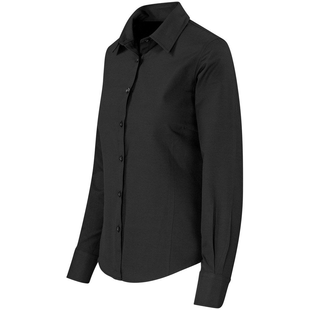 Chemise à manches longues en sycomore pour femme