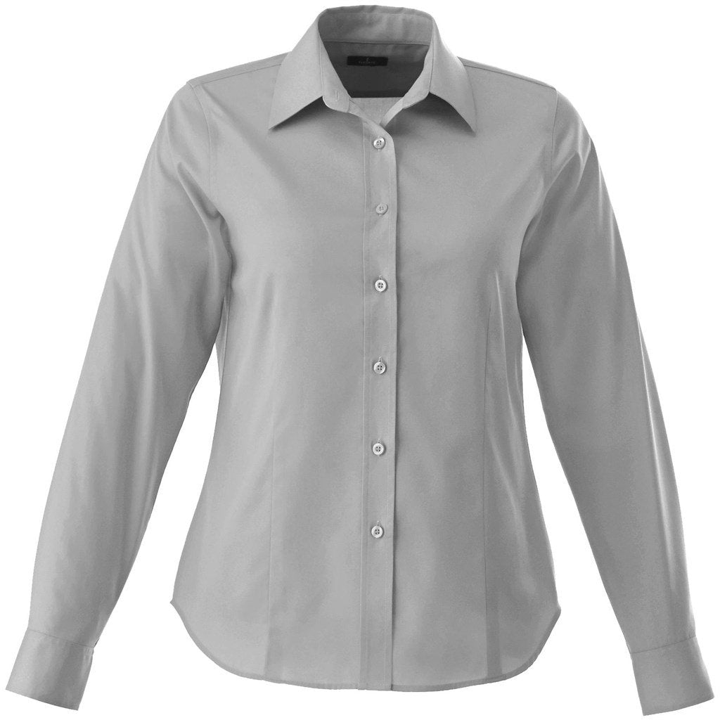 Chemise Wilshire à manches longues pour femme - Gris
