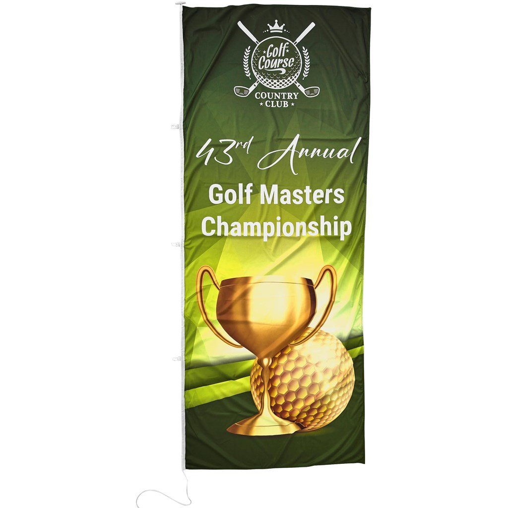 Bandeira de mastro corporativo Champion 1200 mm x 3000 mm