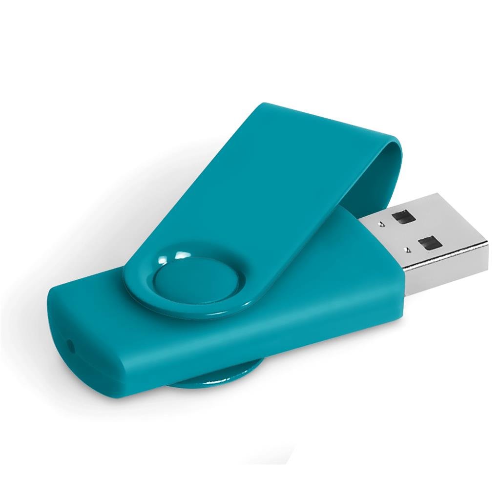Pendrive Axis Gyro - 8 GB - Turquesa