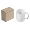 Caneca de lona em branco em caixa de oferta com impressão digital personalizada Bianca