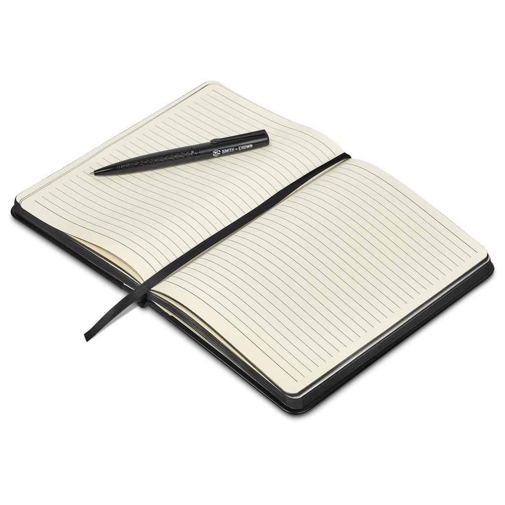 Conjunto de caderno e caneta Alex Varga Nomikos