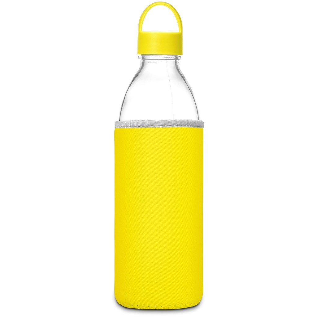 Bouteille d'eau en verre Kooshty Big Swing Neo – 850 ml – Jaune