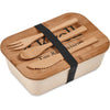 Conjunto de lancheira em fibra de bambu Kooshty Natura Plus