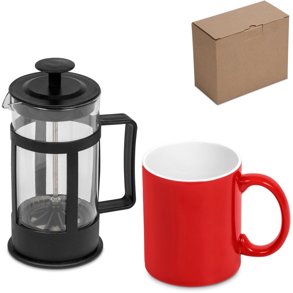 Cafe Omega Coffee Set - Red