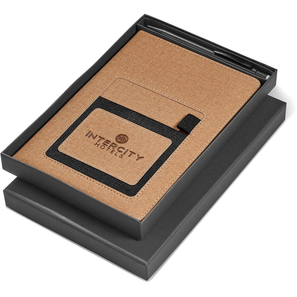 Conjunto de caderno e caneta Moda