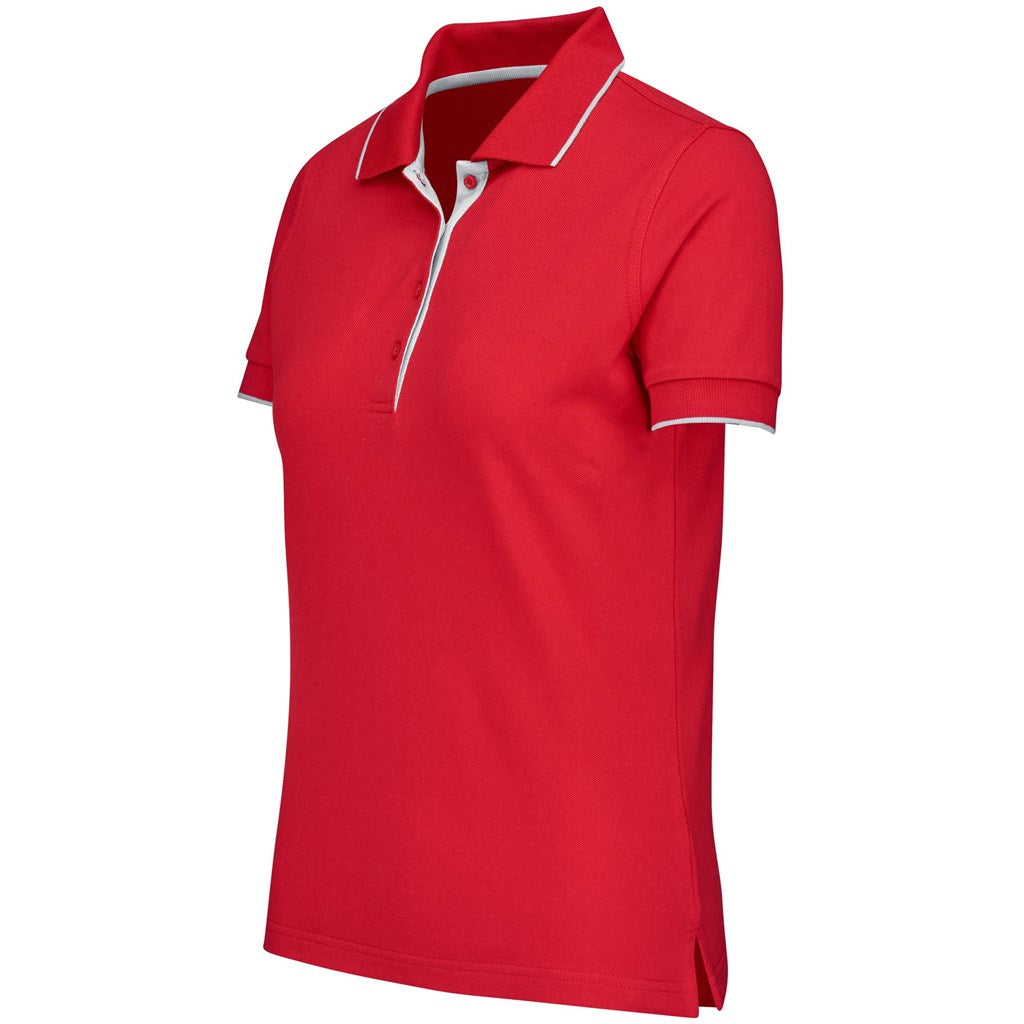 Camisola de golfe Wentworth para mulher - vermelha