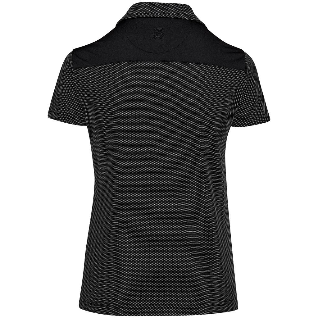 Camisola de golfe para mulher Sterling Ridge - preta
