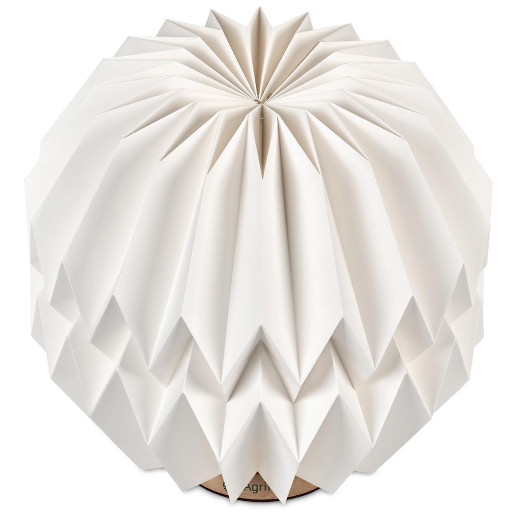 Lampe LED en bois et papier Okiyo Kosuke