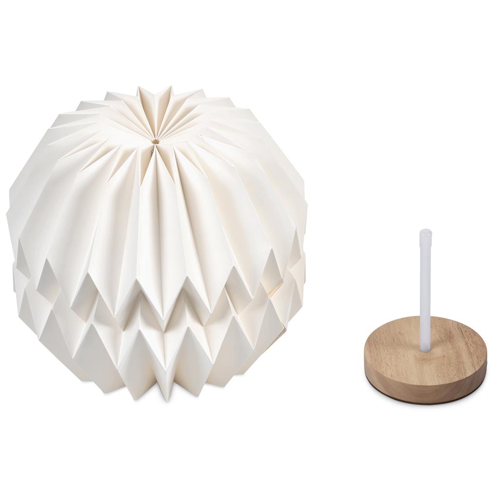 Candeeiro LED Okiyo Kosuke em madeira e papel