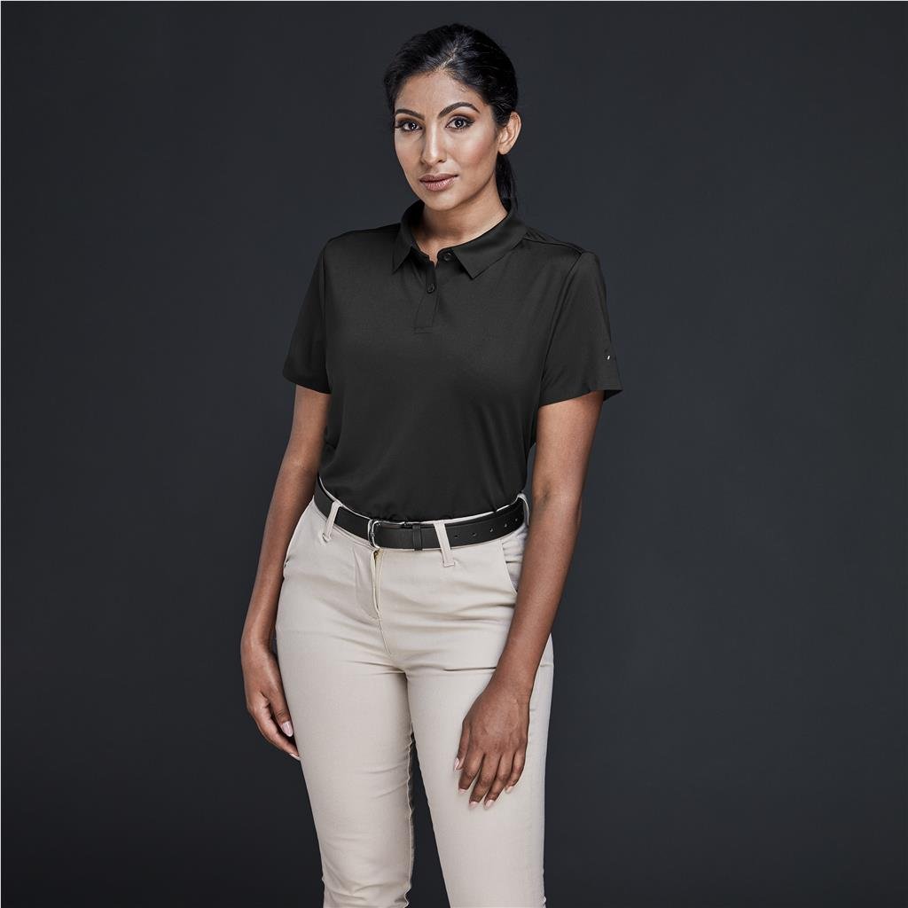 Camisola de golfe para mulher Alex Varga Questana sem costuras