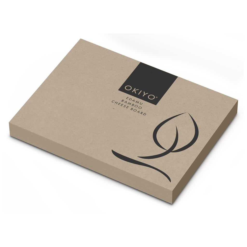 Conjunto de tábuas de queijo em bambu Okiyo Edamu