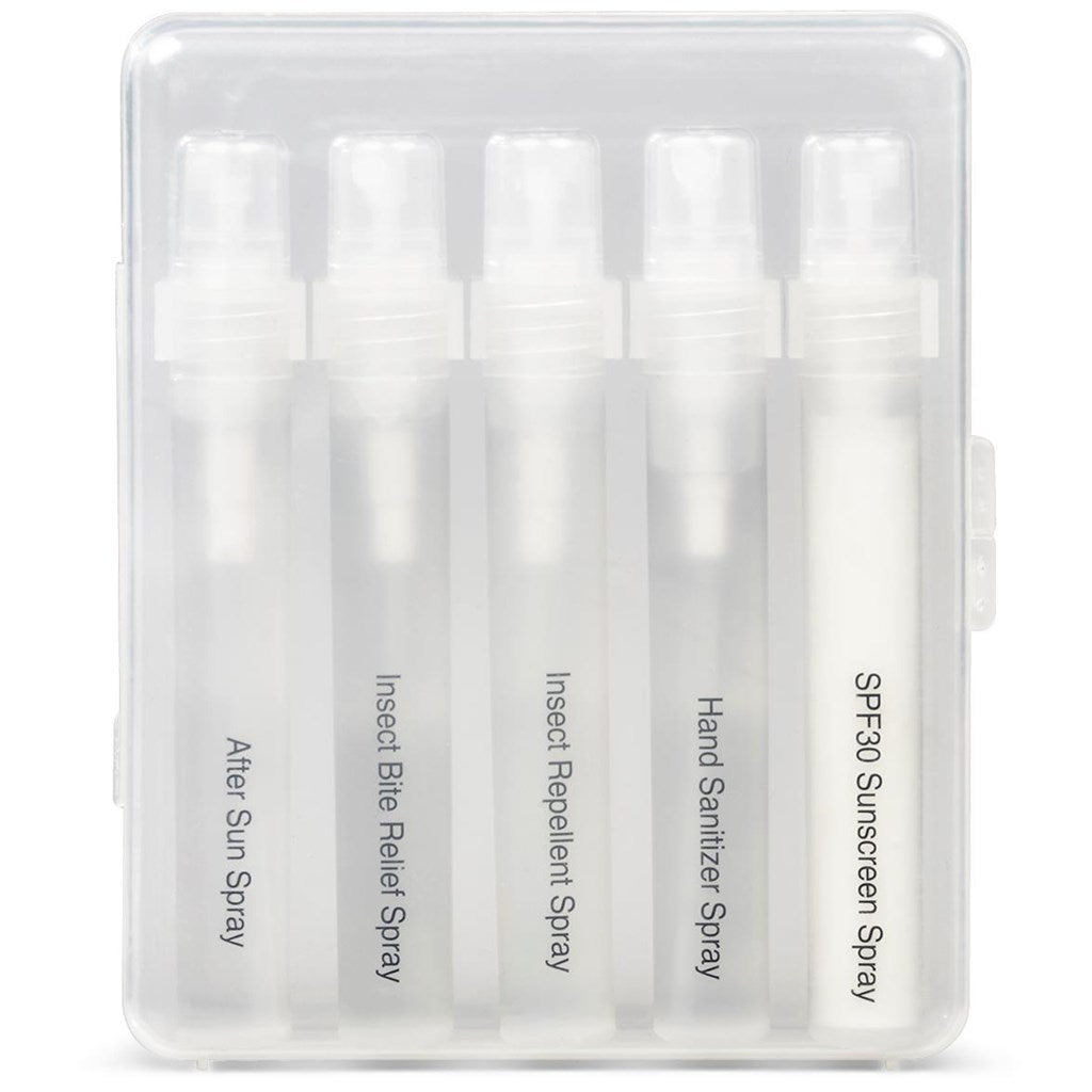 Conjunto de cuidados de viagem Cinco