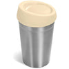 Copo Kooshty Go-Jo em aço inoxidável e plástico com parede dupla - 350 ml - Creme