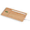 Organizador de secretária para carregador sem fios Okiyo Musen Bamboo