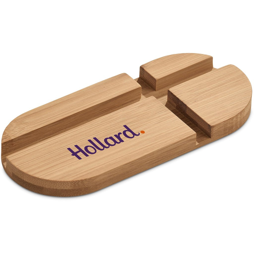 Suporte para telefone em bambu Okiyo Kurosu