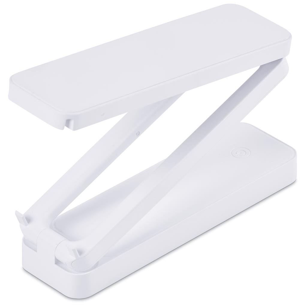 Candeeiro de mesa e suporte para telemóvel Swiss Cougar Gothenburg - Branco Sólido