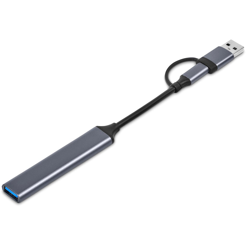 Hub USB com conector Swiss Cougar Minsk 2 em 1