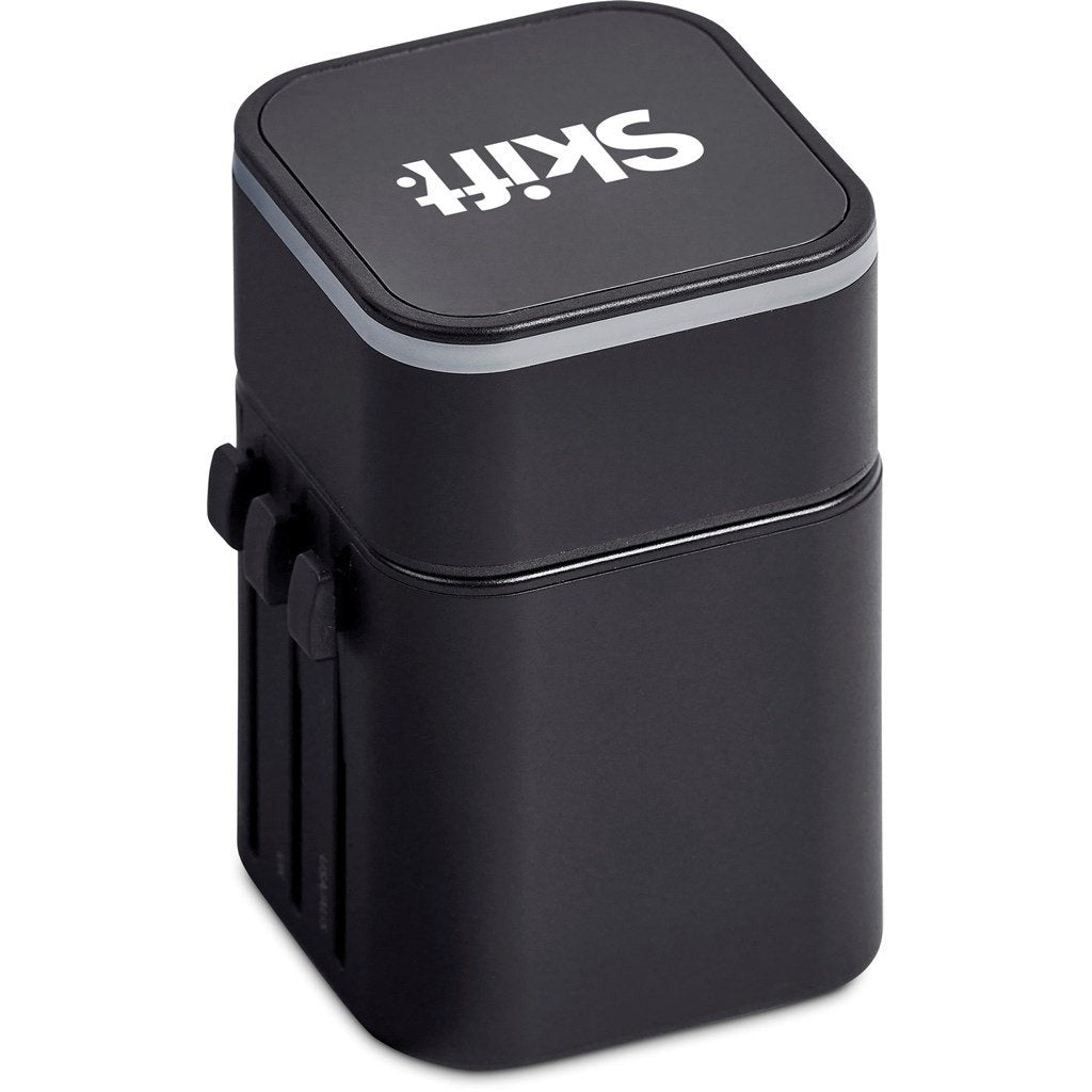 Adaptateur de voyage mondial Swiss Cougar Frankfurt