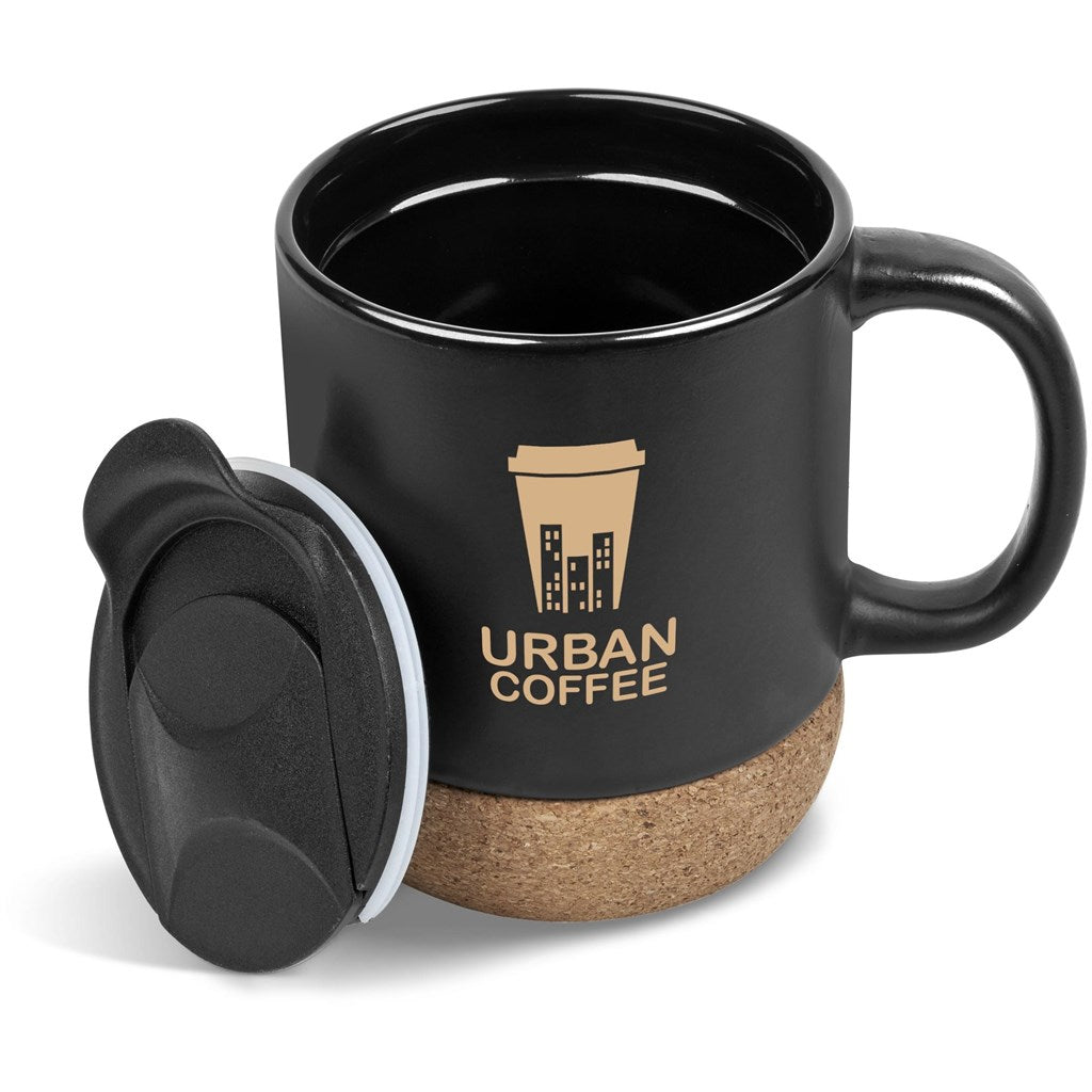 Caneca de café em cortiça e cerâmica Serendipio Sienna - 340ml