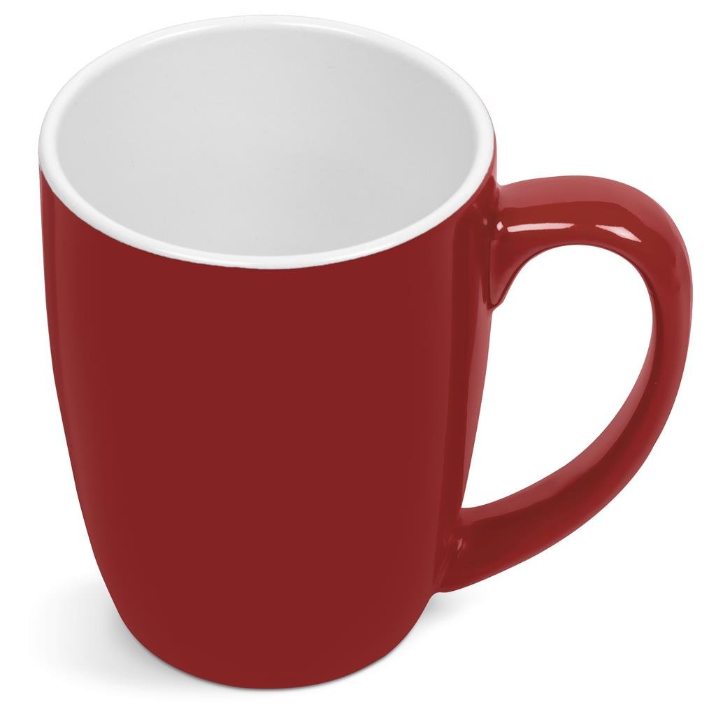 Caneca de café em cerâmica Payton - 325ml - Vermelha