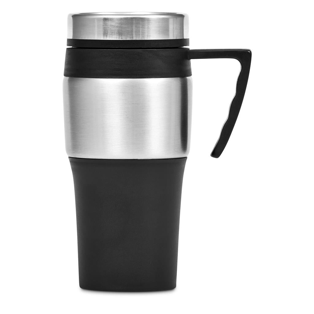 Caneca de parede dupla Altos em aço inoxidável e plástico - 450ml