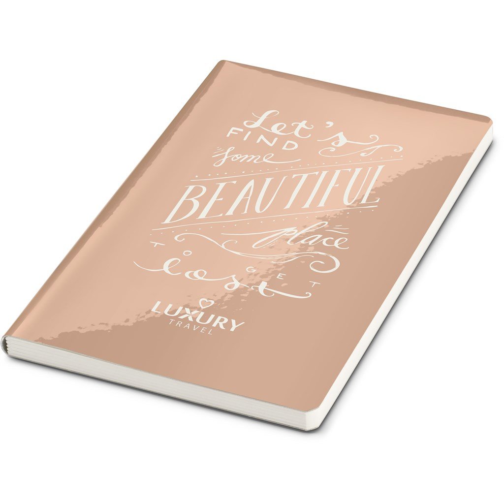 Caderno de capa mole Reflections A5 - Ouro rosa