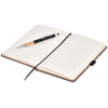 Conjunto de caderno e caneta Okiyo Eri em bambu e cortiça