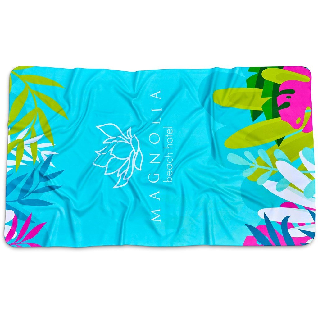 Serviette de plage Hoppla Hula - Marquage recto verso