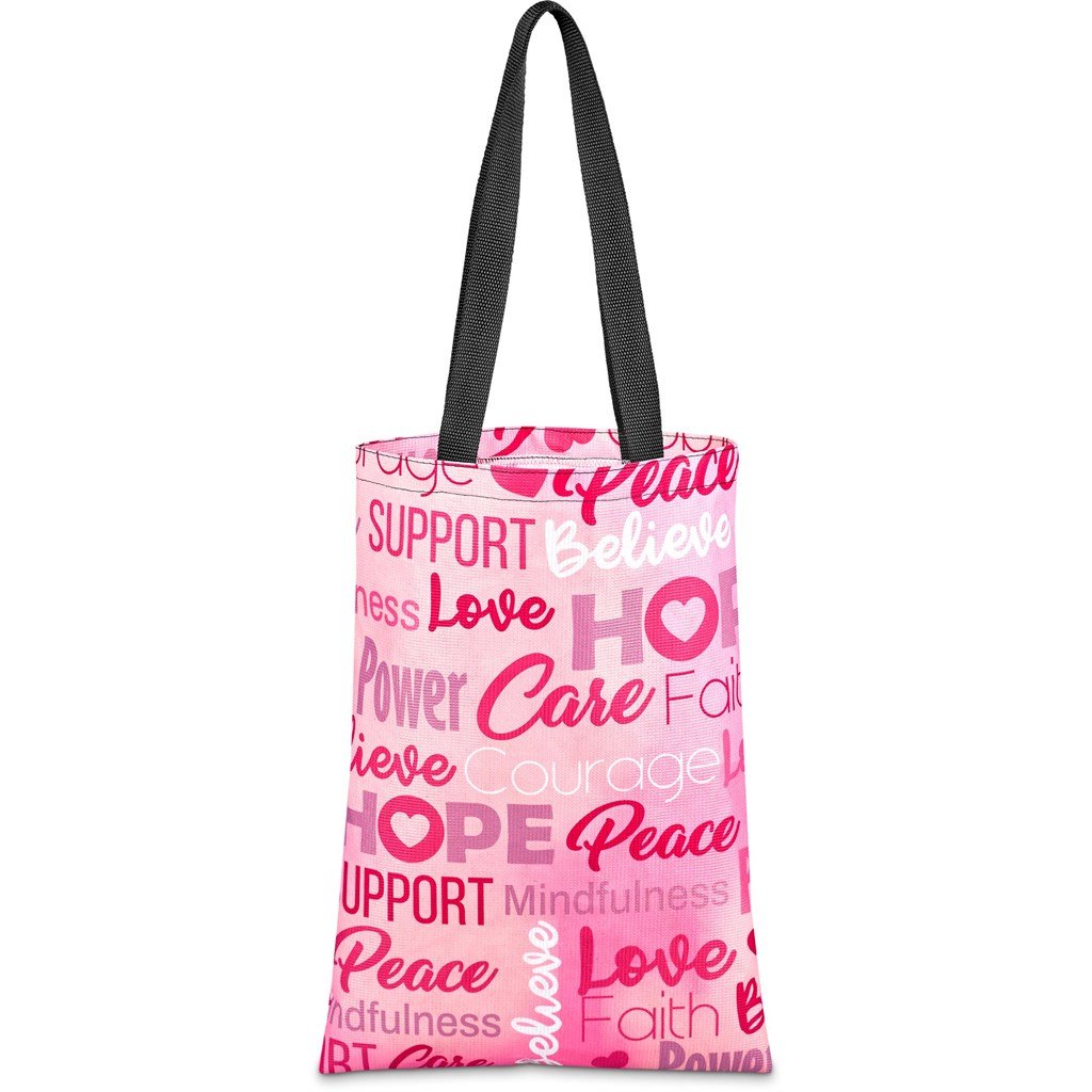 Amostra pré-impressa Hoppla Eden Recycled PET Stitch-Bond Shopper