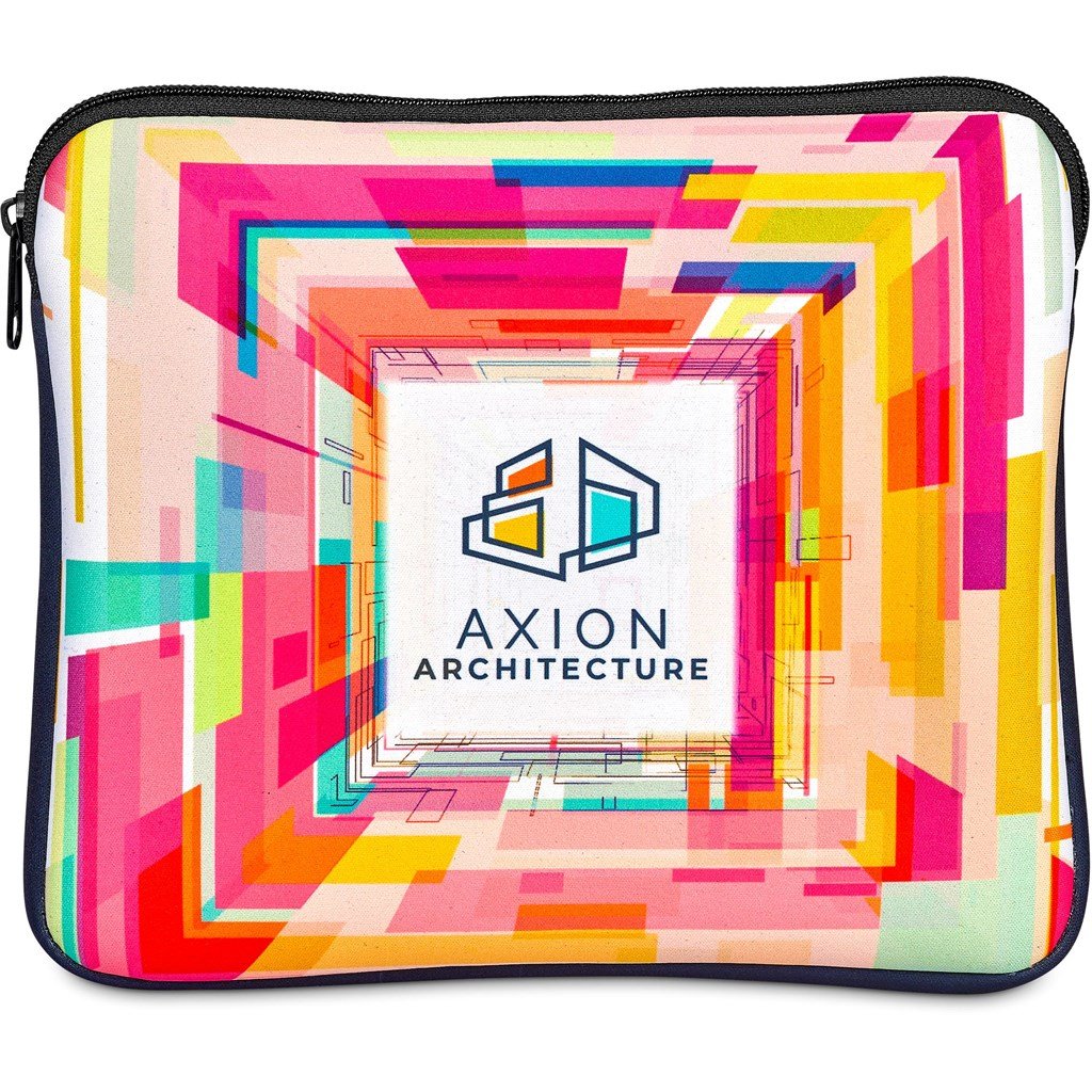 Amostra pré-impressa de capa para tablet de neoprene Hoppla Domain de 11 polegadas
