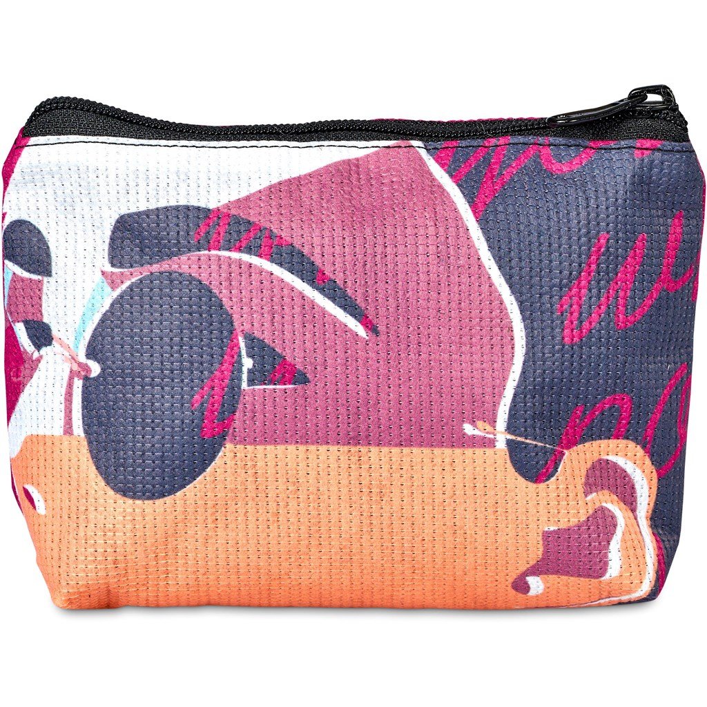 Amostra pré-impressa de mini nécessaire Hoppla Leanne PET reciclado costurado