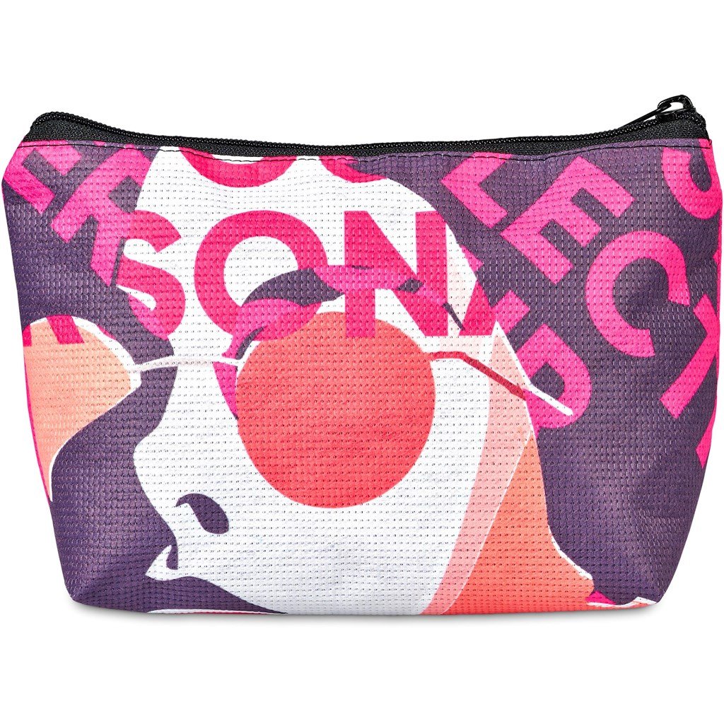 Amostra pré-impressa de saco de higiene Hoppla Leanne PET reciclado costurado com ponto midi