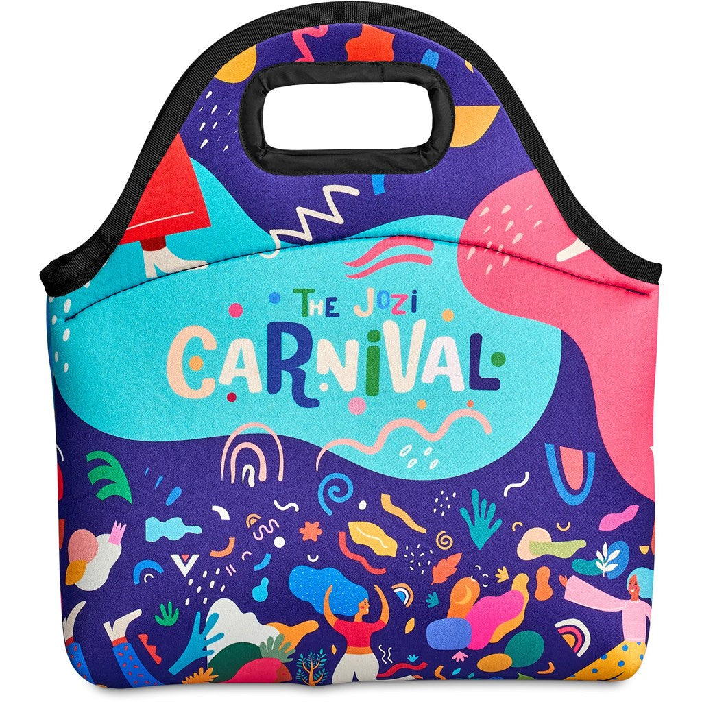 Amostra pré-impressa de refrigerador de almoço em neoprene Hoppla Hobie