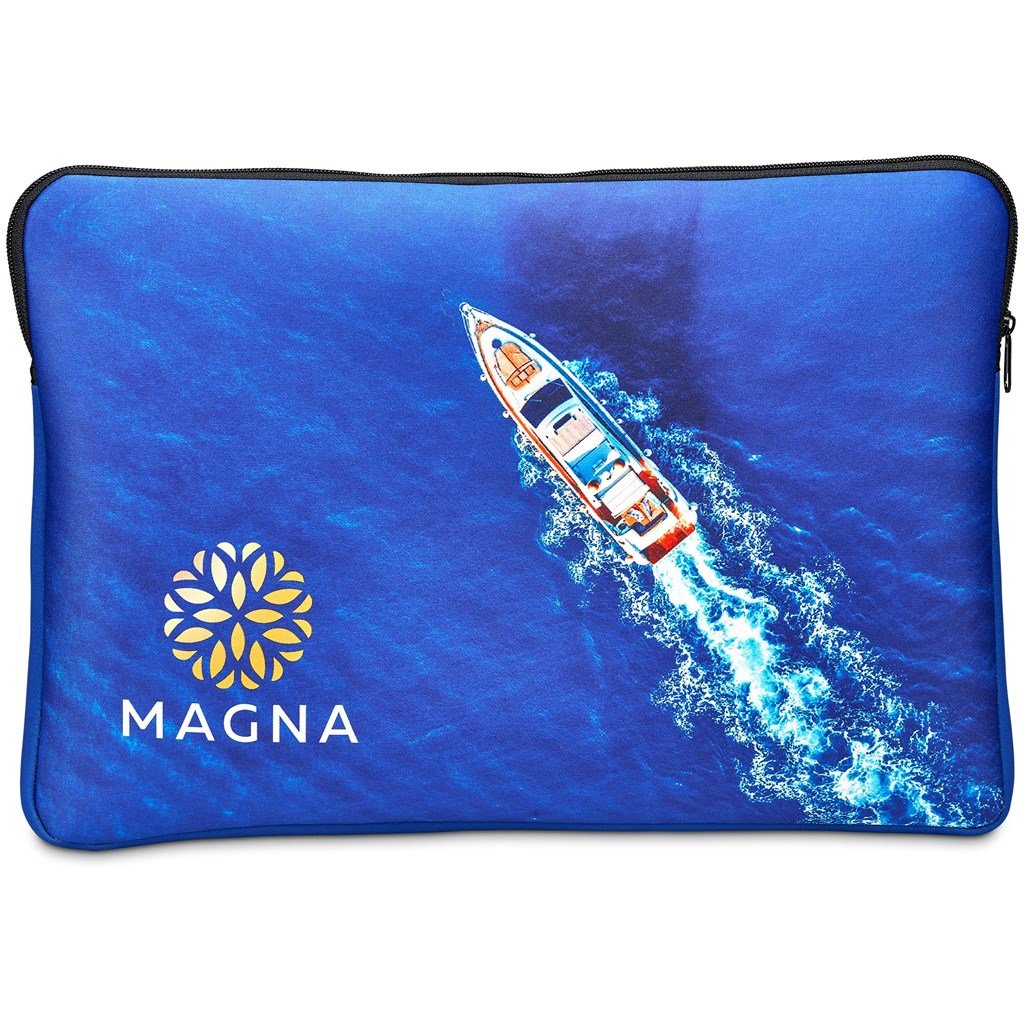 Amostra pré-impressa Hoppla 15,6 polegadas Neoprene Drift Laptop Sleeve