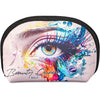 Bolsa de cosméticos midi em neoprene Hoppla Isabella com amostra pré-impressa