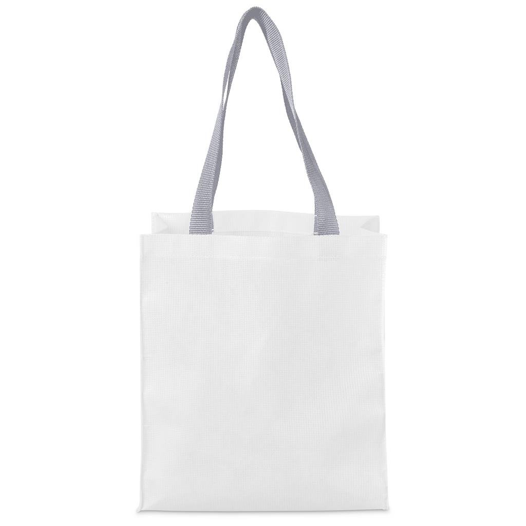 Amostra de pré-produção Hoppla Gateway PET reciclado Stitch-Bond Shopper