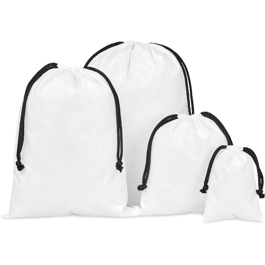 Échantillon de pré-production de la pochette à cordon en polyester Hoppla Pacific Maxi
