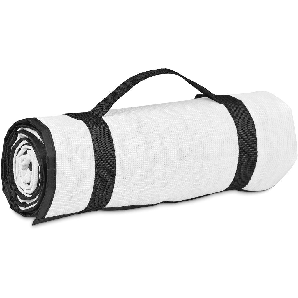 Amostra de pré-produção Hoppla Ivory Recicled PET Picnic Mat