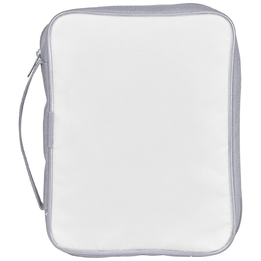 Échantillon de pré-production du sac à livres bibliques Hoppla Faith avec poignée de transport